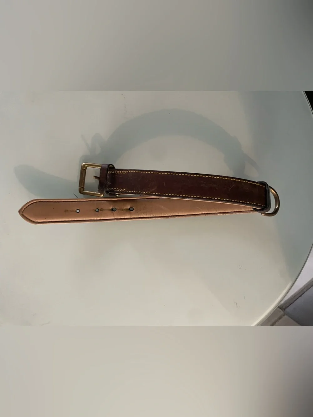 large leather dog collar